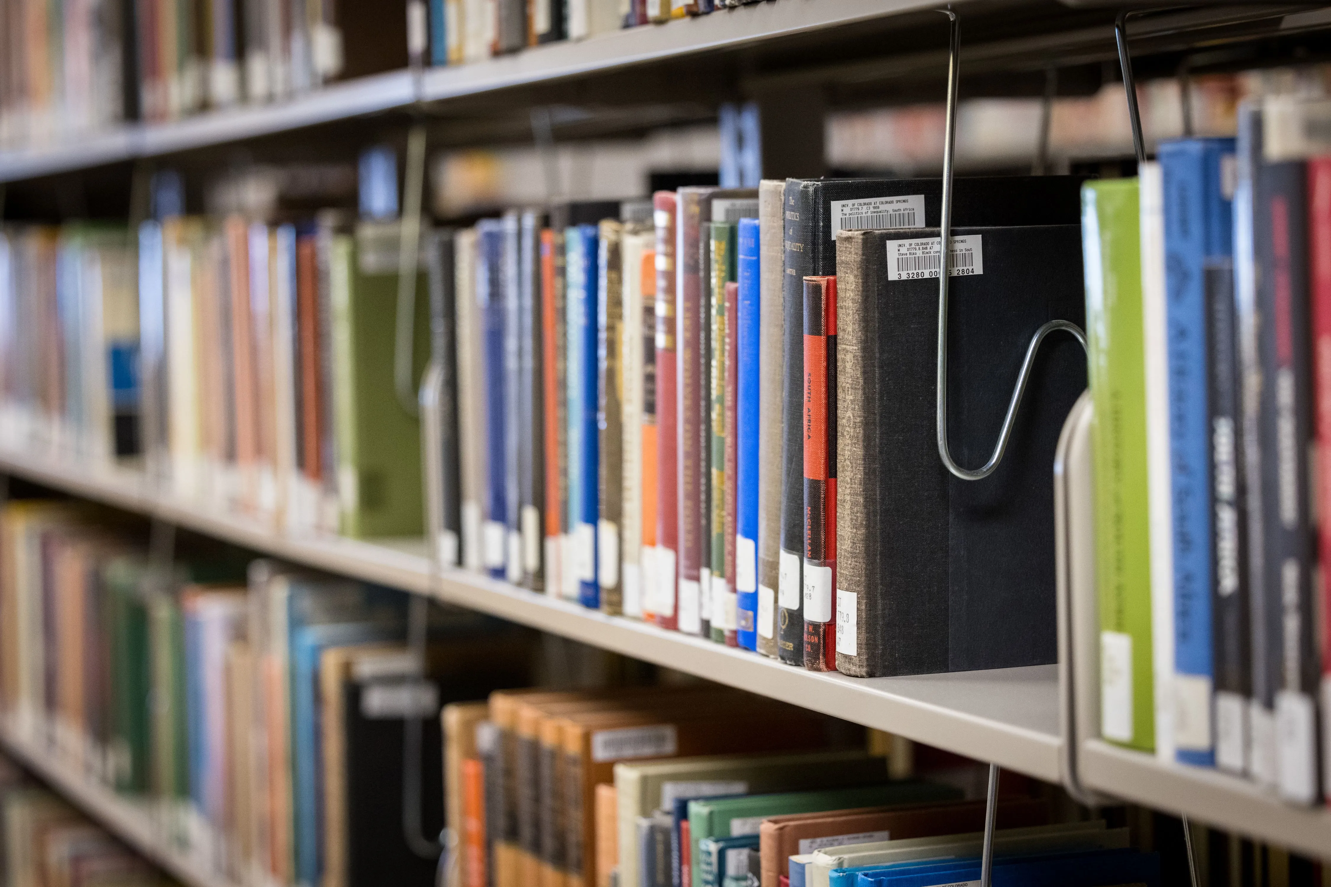 books on a shelf